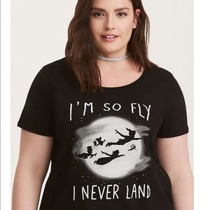 🖤 Torrid Disney Neverland Crew Neck Tee